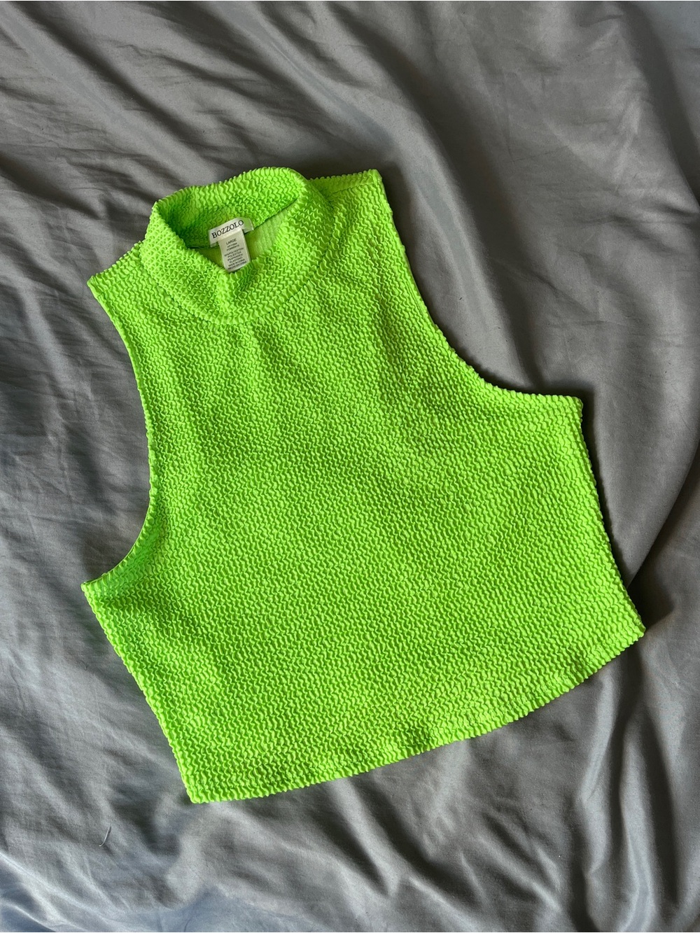 Neon Green Crop Top